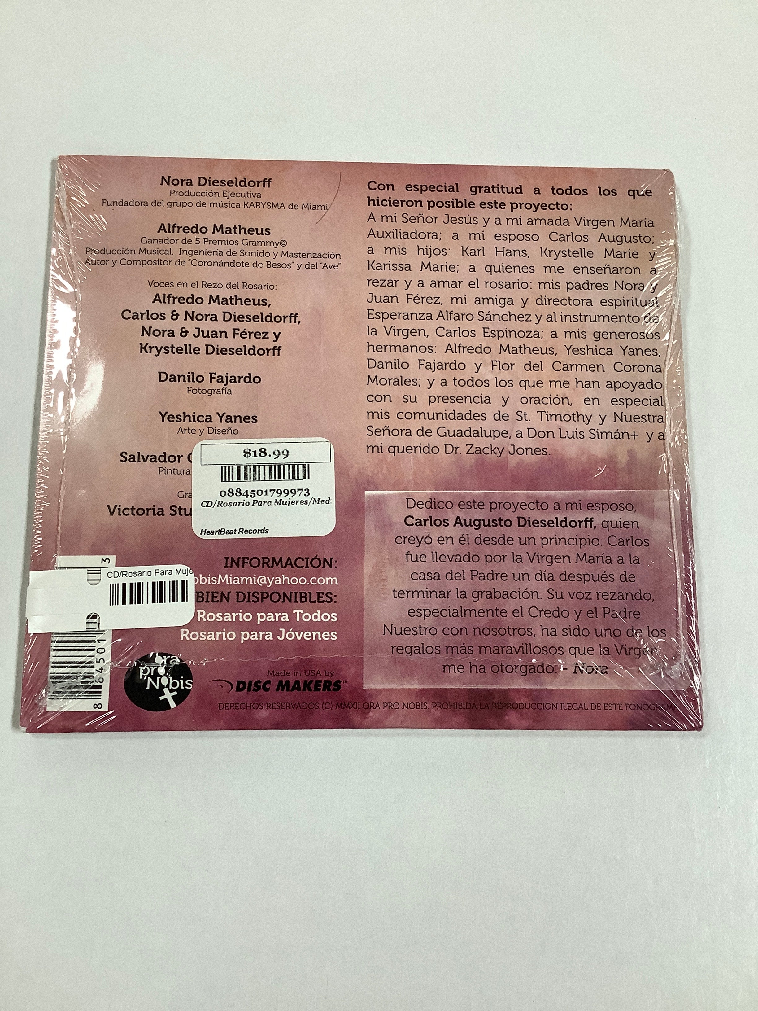 CD/Rosario Para Mujeres/Meditad-Spanish
