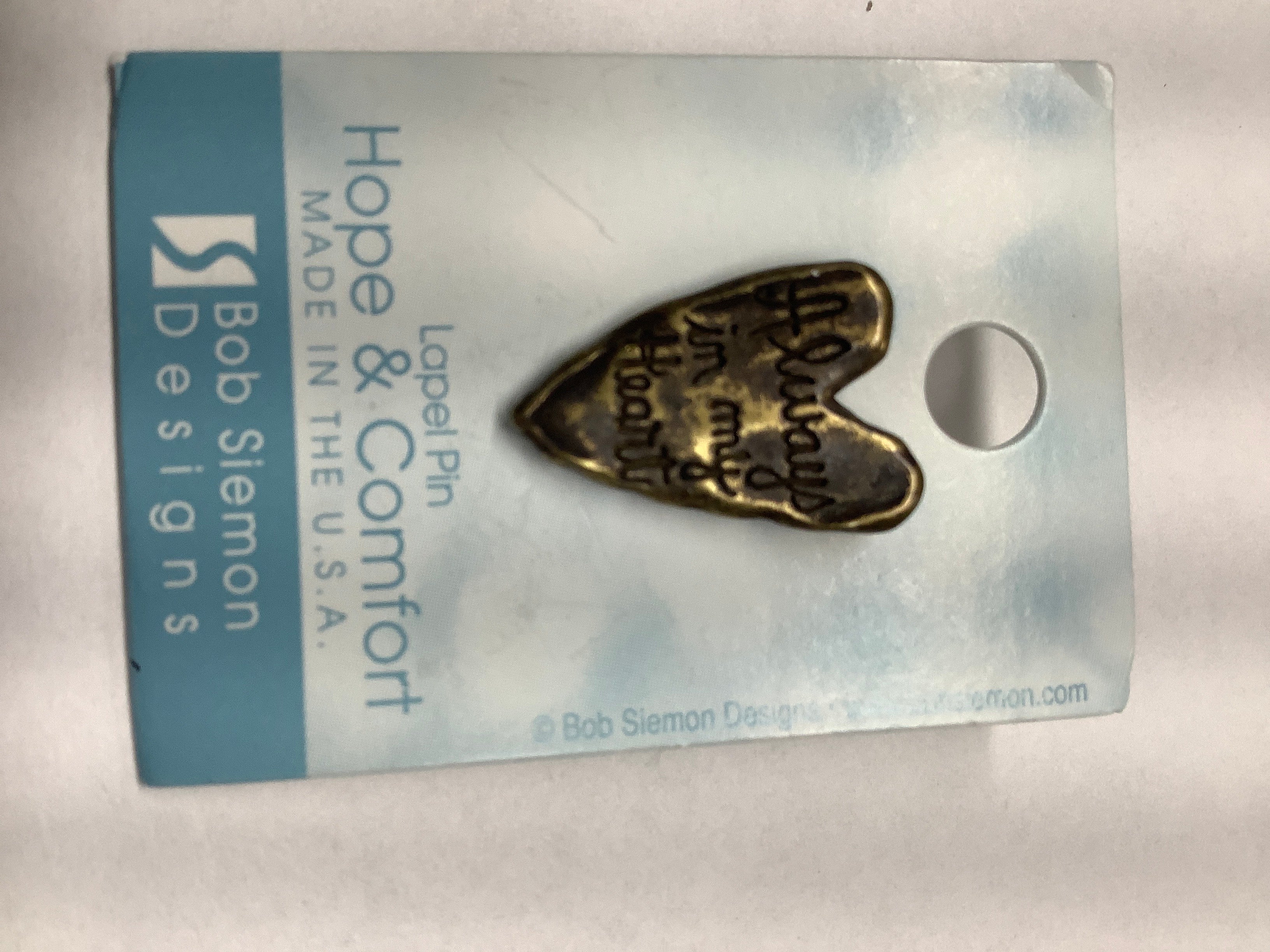Pin/Brass/AlwaysInMyHeart