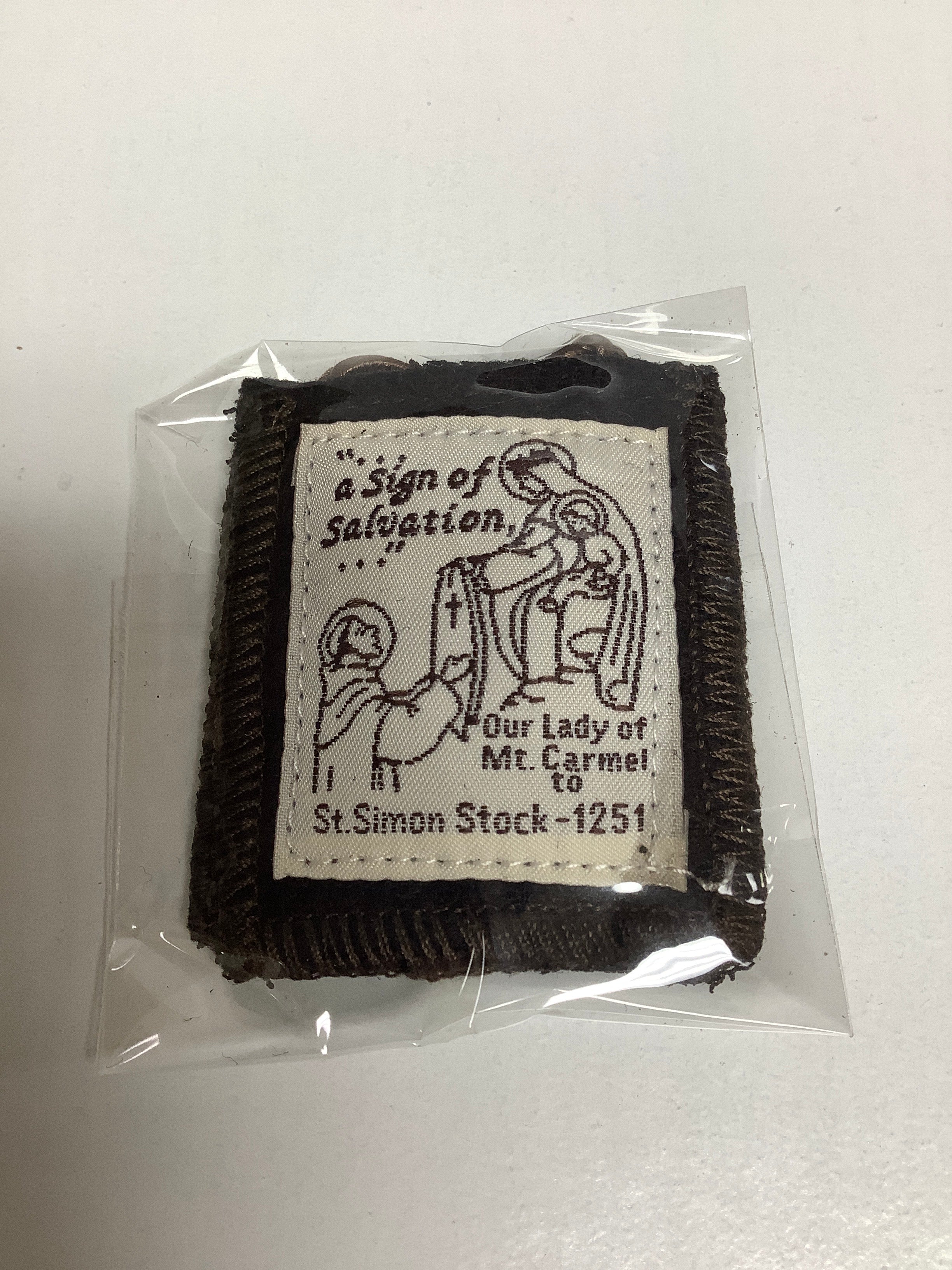 Scapular/100% Wool/Brown