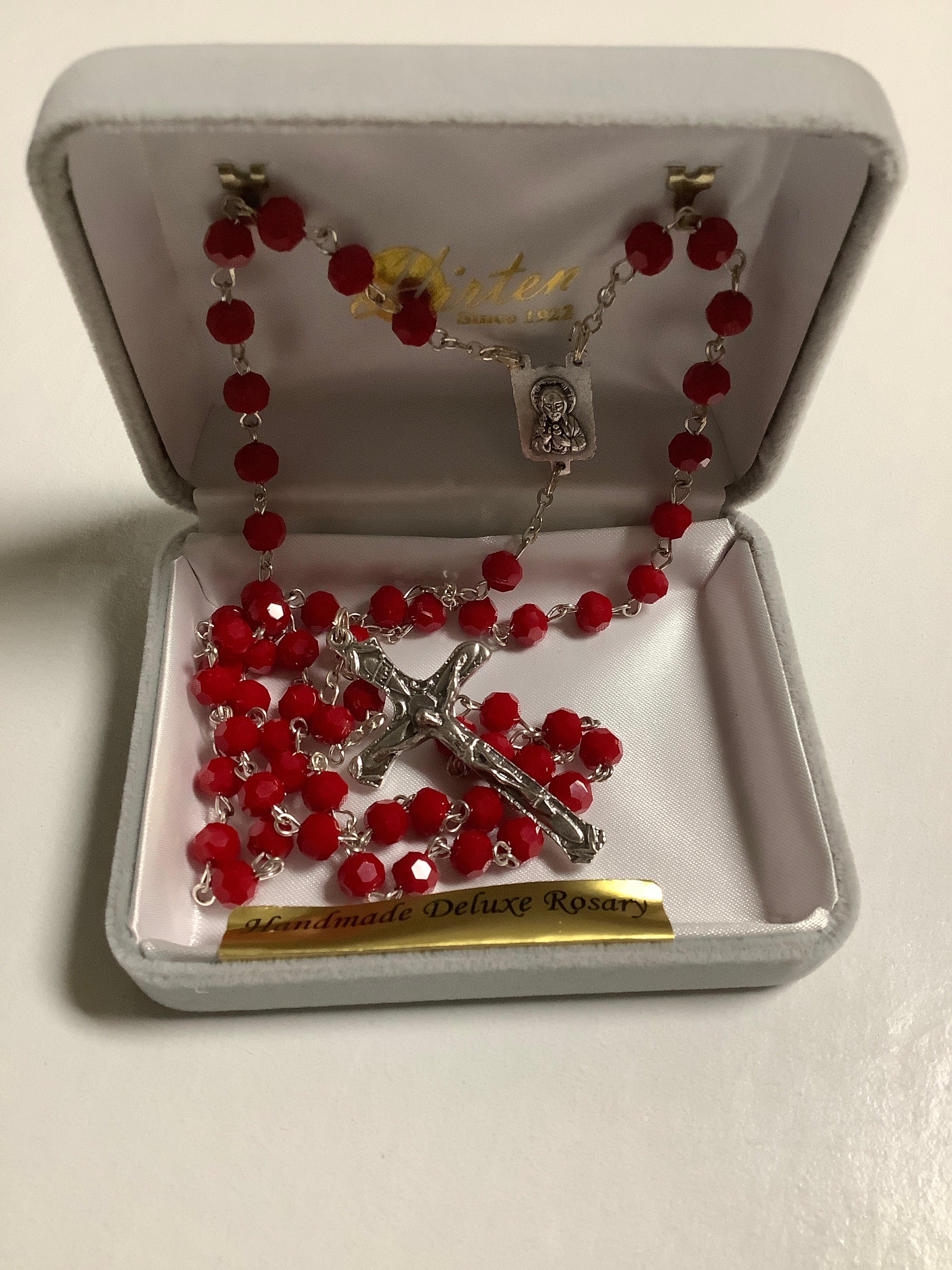 Rosary-Opal Ruby Coral