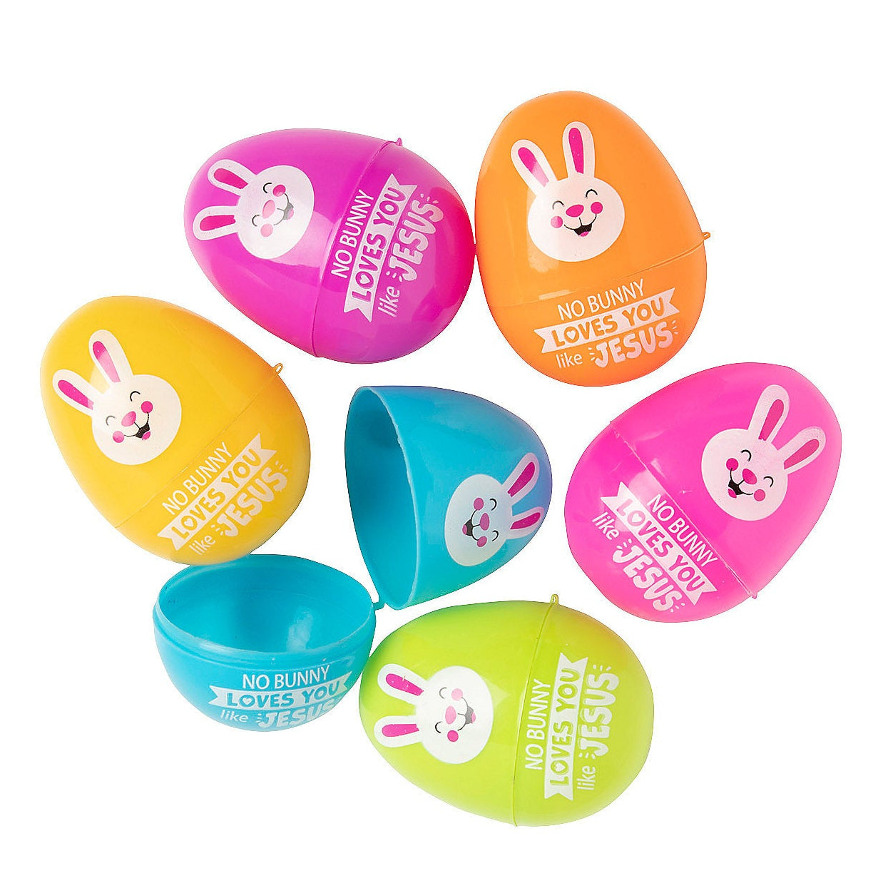 Egg-No Bunny Loves You Like Jesus-Assorted