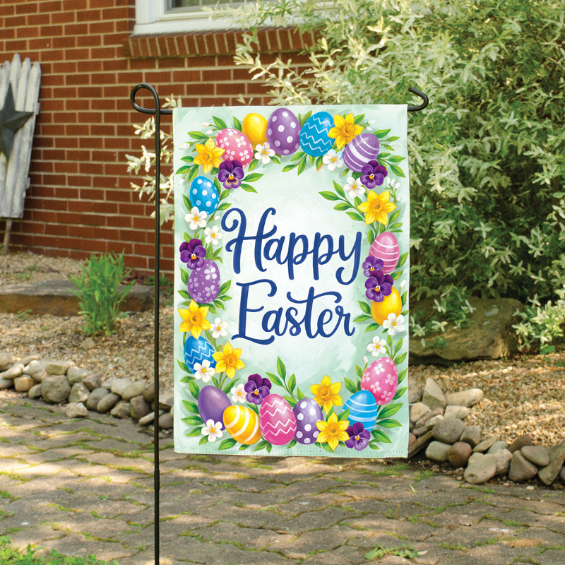 Garden Flag-Happy Easter-18"