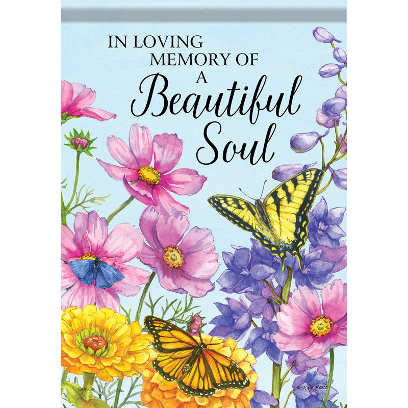 Garden Flag-In Loving Memory-Beautiful Soul-18"