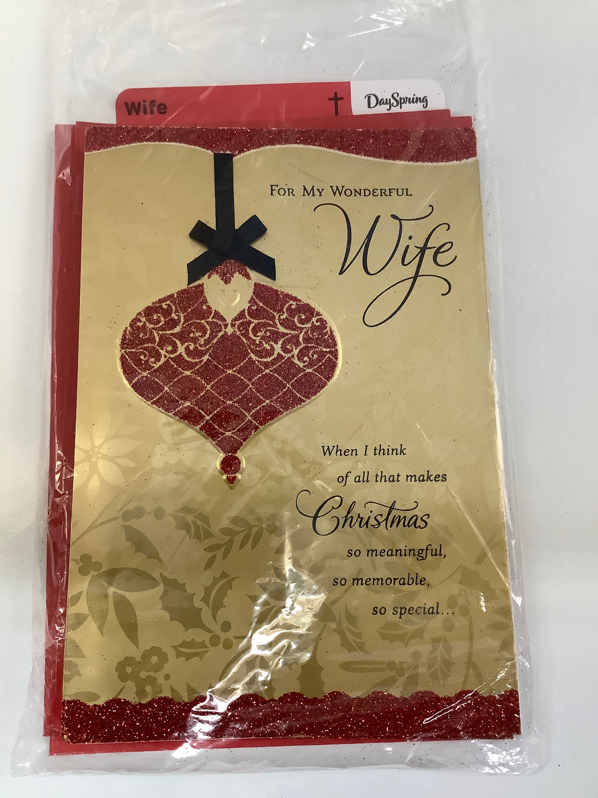 Card-Wife-Christmas-Red Ornament-6240777