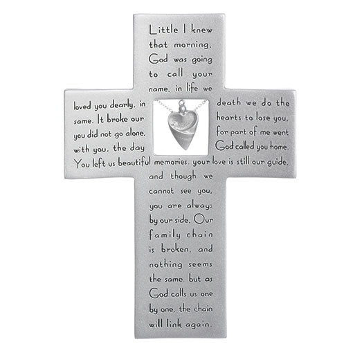 Cross-Pewter-Broken Chain-7.25"