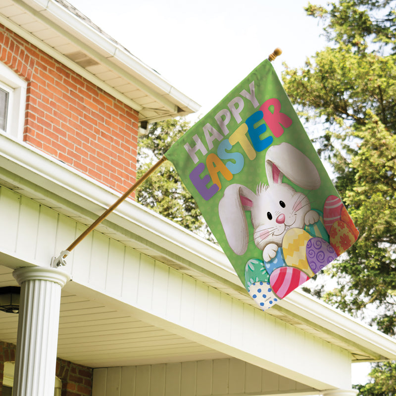 Garden Stake-Happy Easter-Colorful Eggs-40"