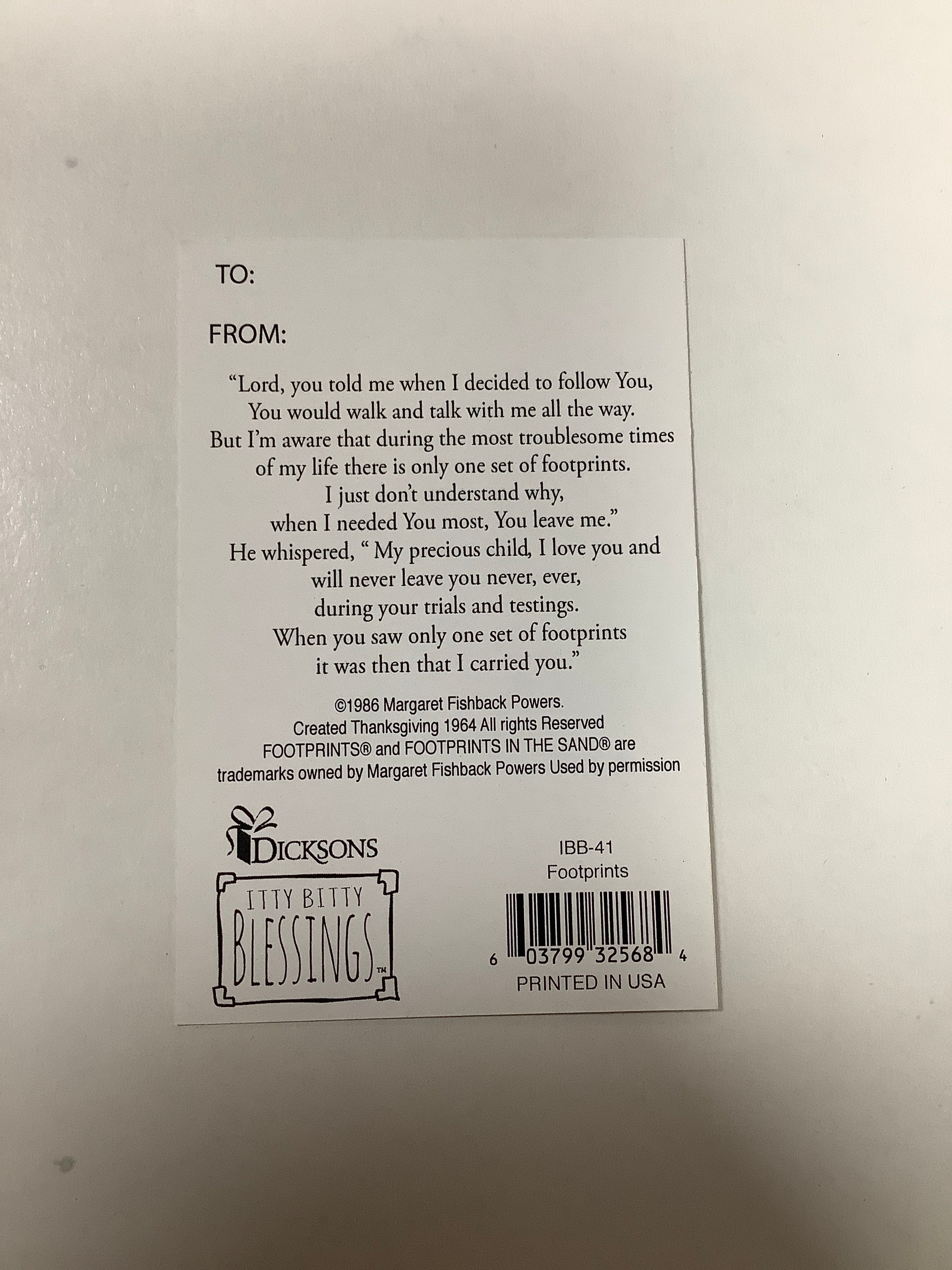 BM-pass it on-Footprints