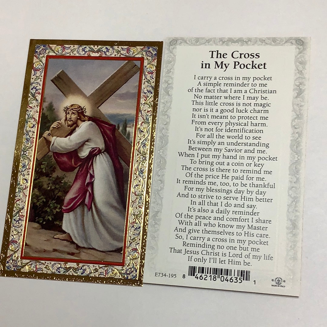 BM-gold-embossed-The Cross in My Pocket-E734-195