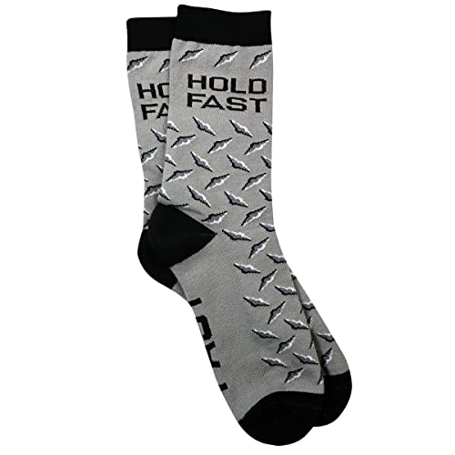 Socks/Hold Fast/Black & Grey