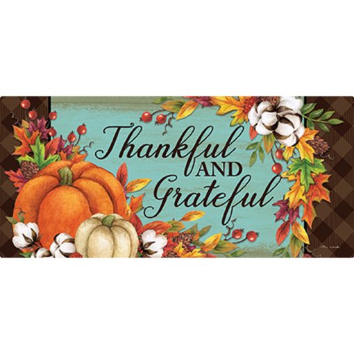 Mat/Mini/Cotton&Pumpkin/Thankfu-10x22