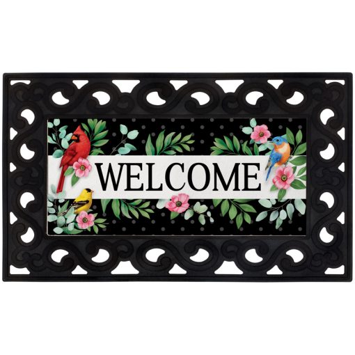 Doormat Insert-Songbirds-Welcome