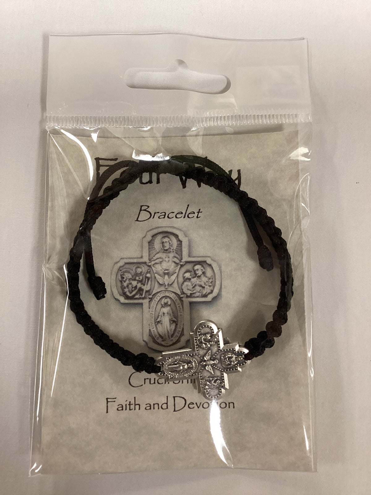 Bracelet-Cord-L-4 Way-1 Medal-Single Medal
