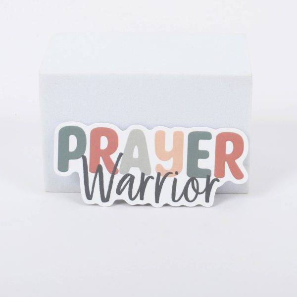 Sticker-Vinyl-Prayer Warrior