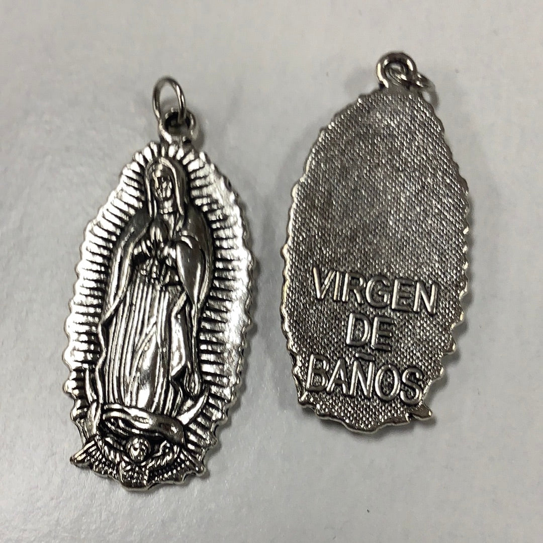 Medal-OL Guadalupe-Silver Pewter-LARGE