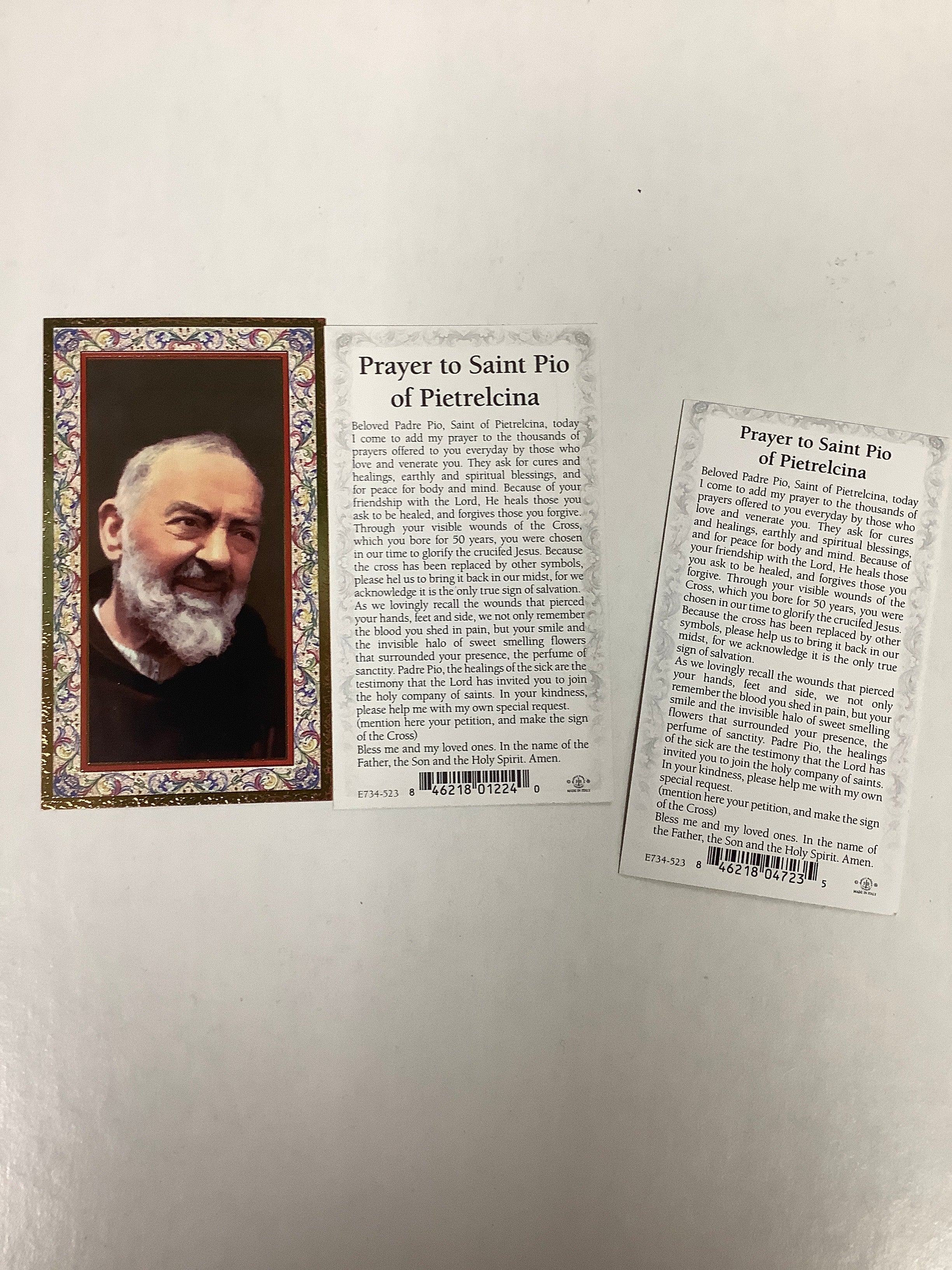 BM-gold-embossed-St Pio of Pietrelcina-E734-523 (2240)