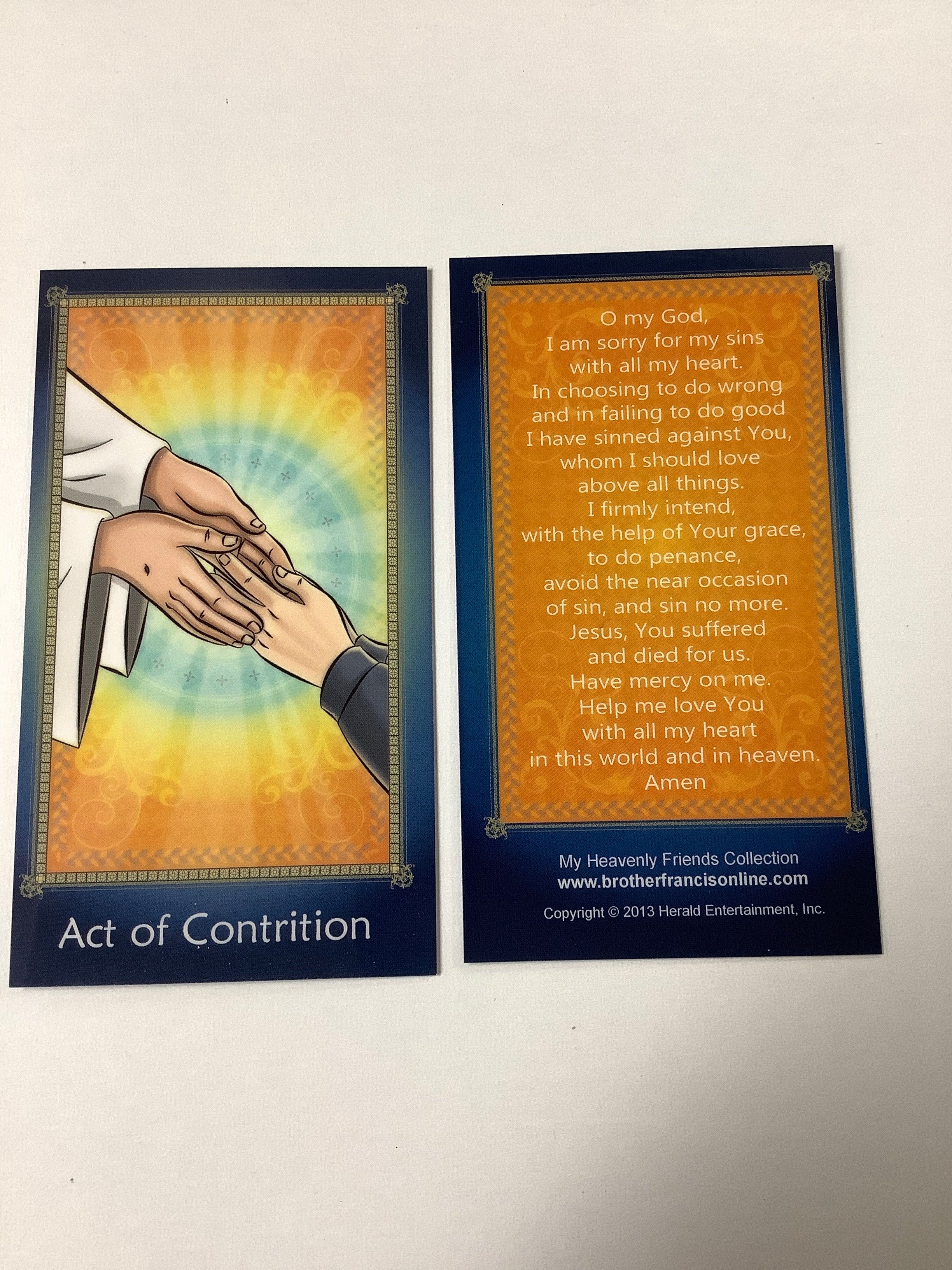 Prayer Card/My Heavenly Friend