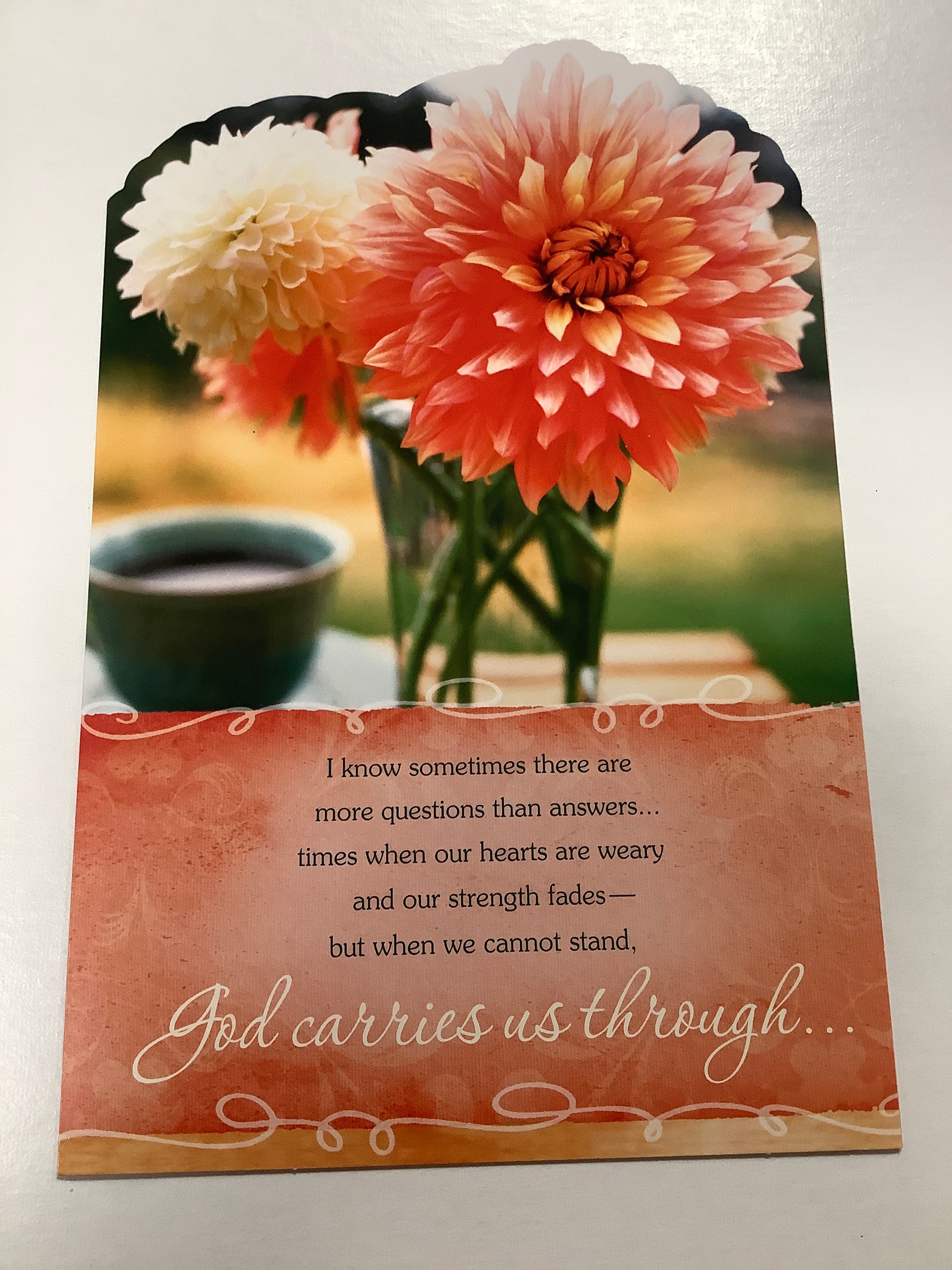 Card/God carries us through