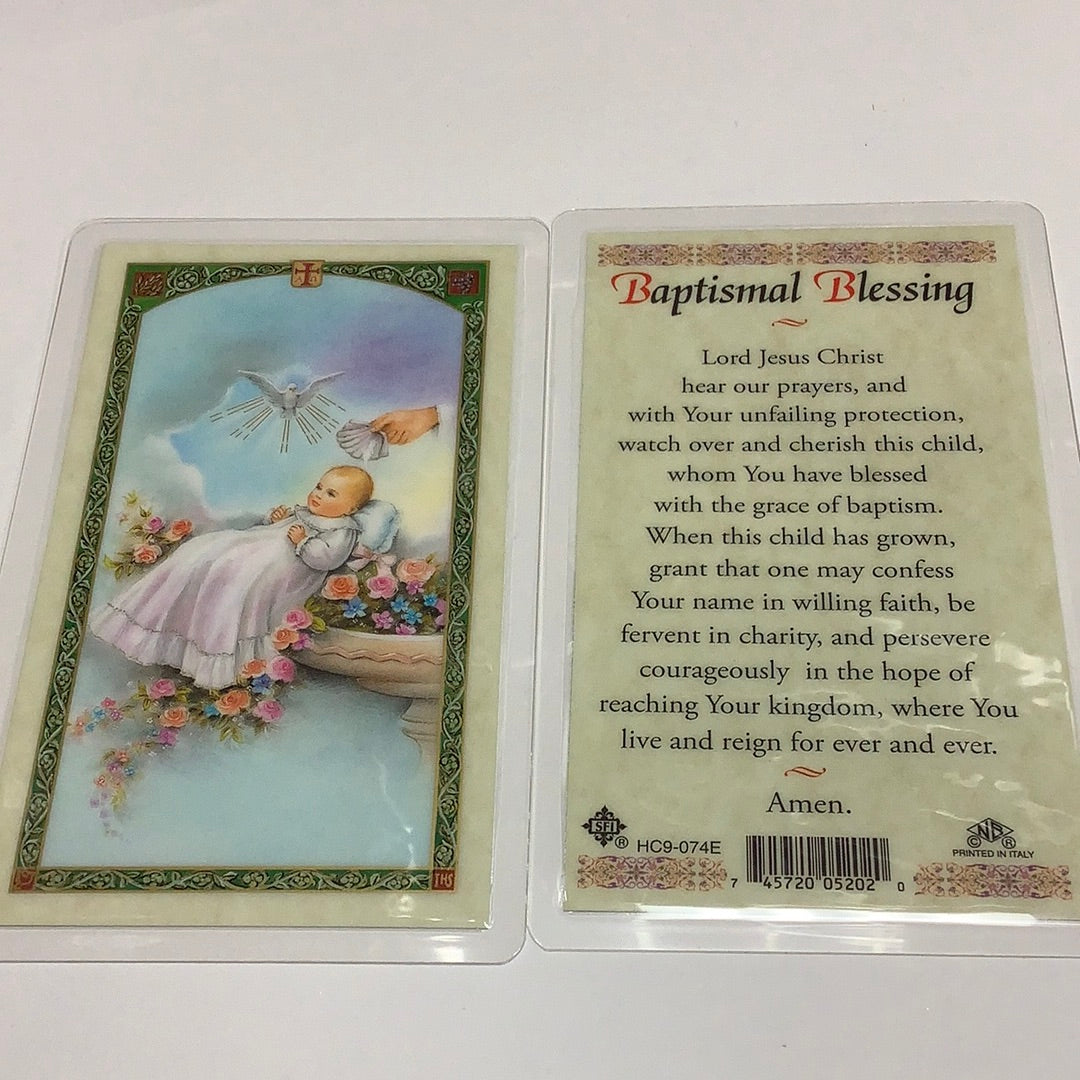 BM-laminated-Baptismal Blessing-HC9-074E
