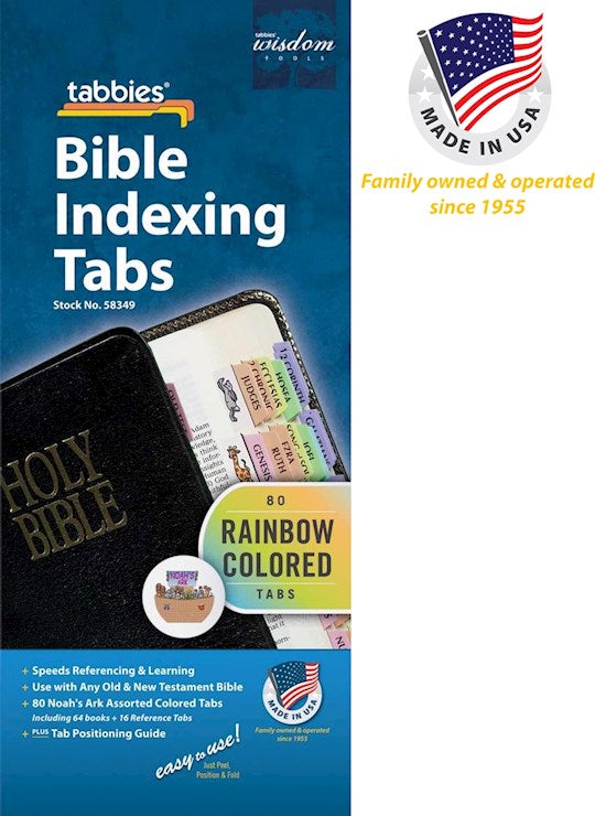Bible Tabs/Noah/Childrens Rainbow/58349