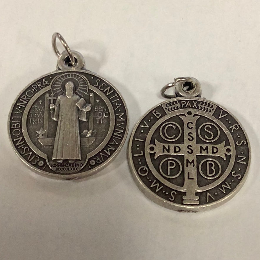 Medal-St Benedict-Silver-1"