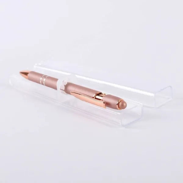Pen Case-Clear-Plastic-Gift Box