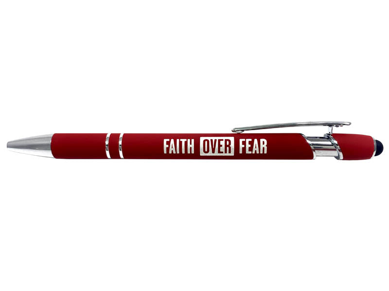 Pen/FaithOverFear/DarkRed