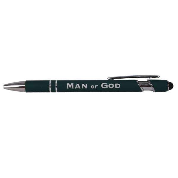 Pen-Man of God-Soft Touch-Green