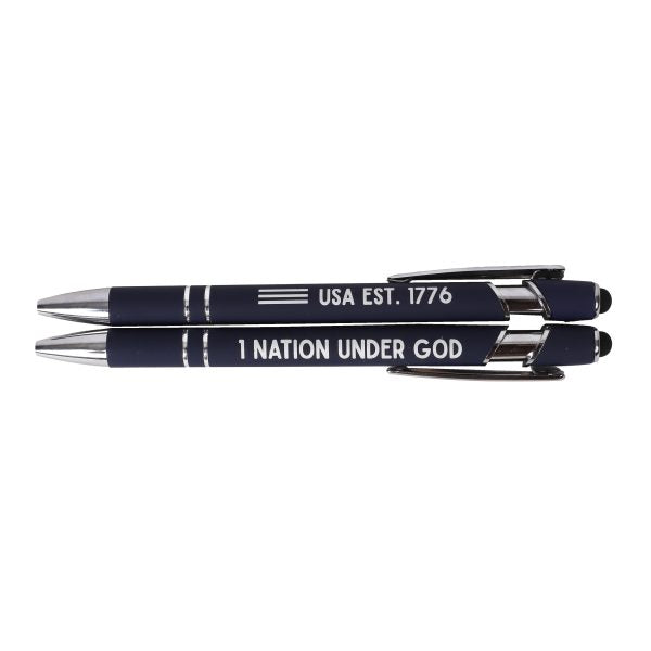 Pen-USA-1 Nation Under God-Dark Blue