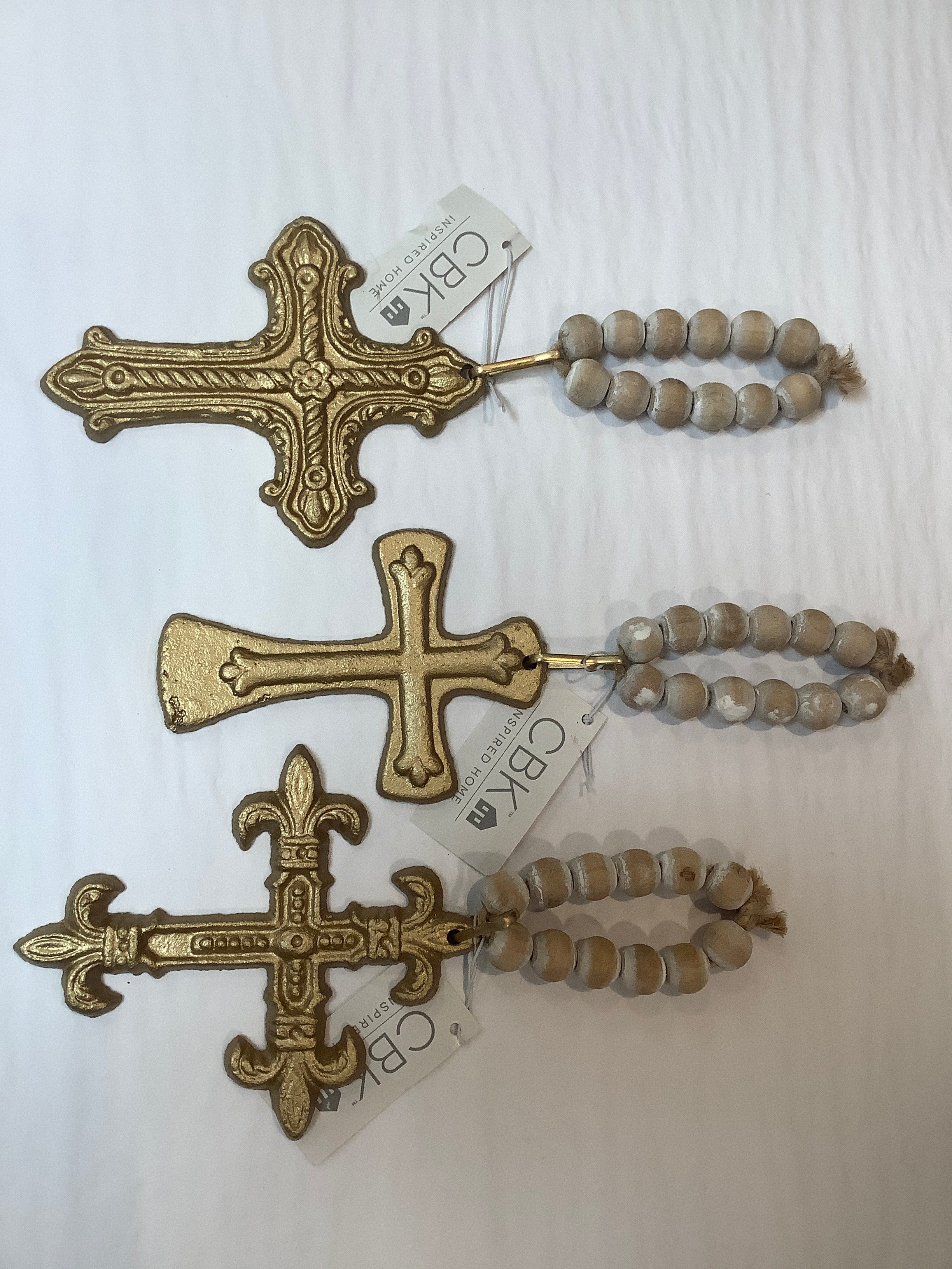 Cross/Hanging/GoldToned