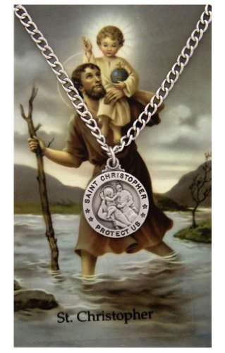 Necklace/St. Christopher/Prayer