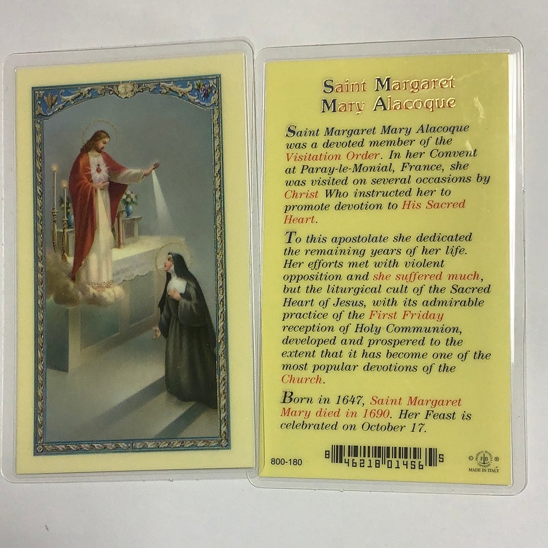 BM-laminated-St Margaret Mary Alacoque-800-180