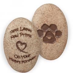 Pocket Reminder-Cat Paw Print-Stone