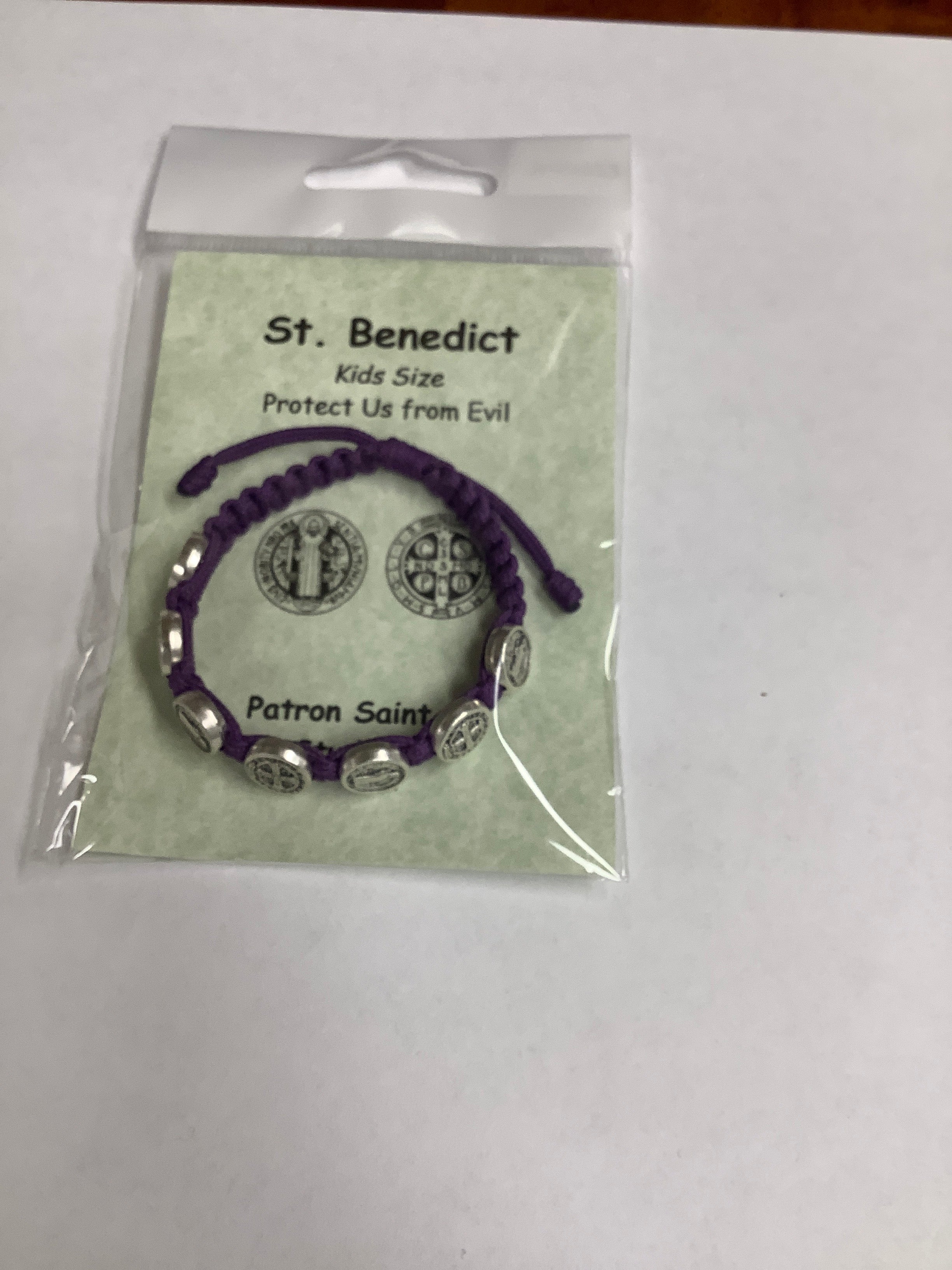 Bracelet/Kids/St. Benedict/Purple