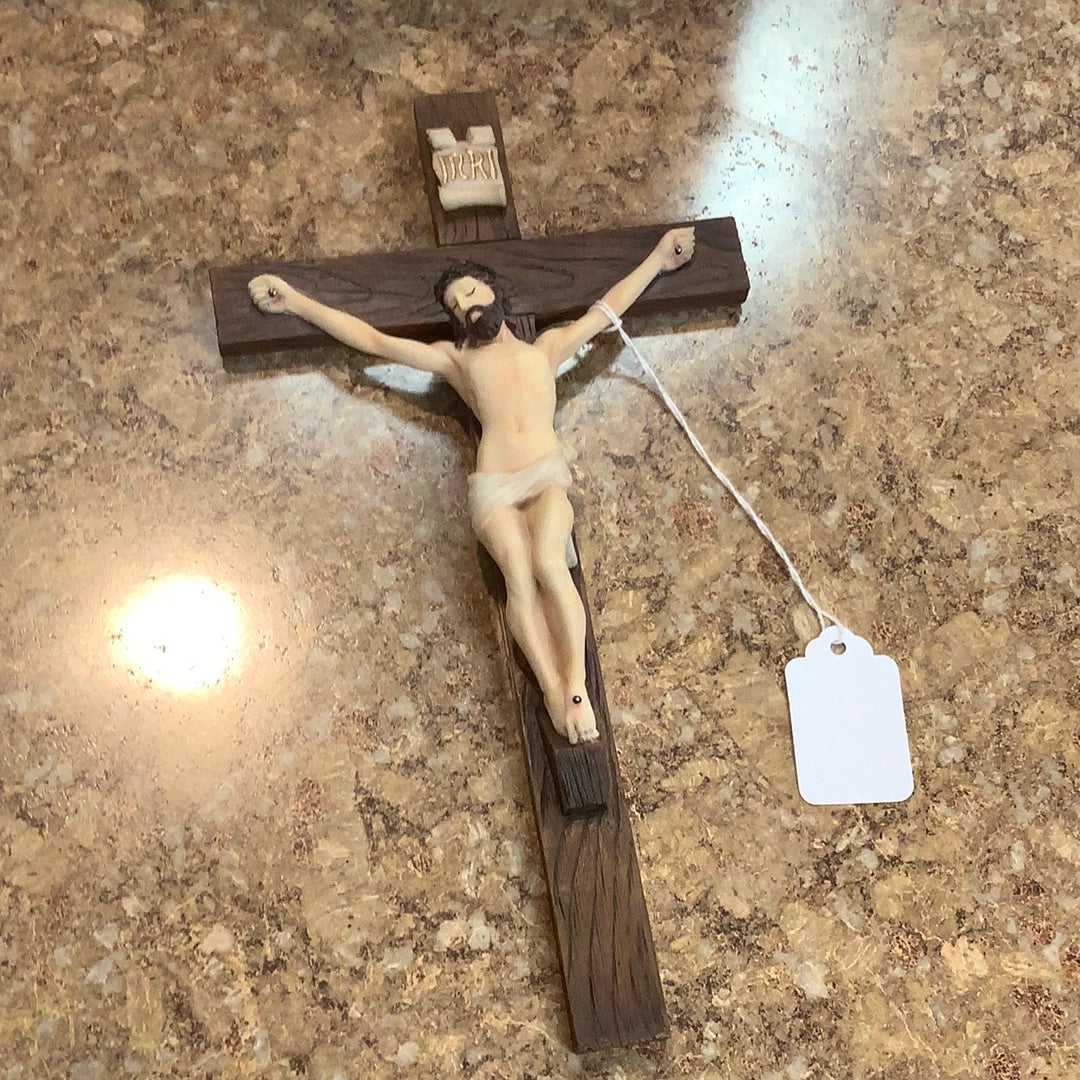Crucifix/10"/HangingHandPainted