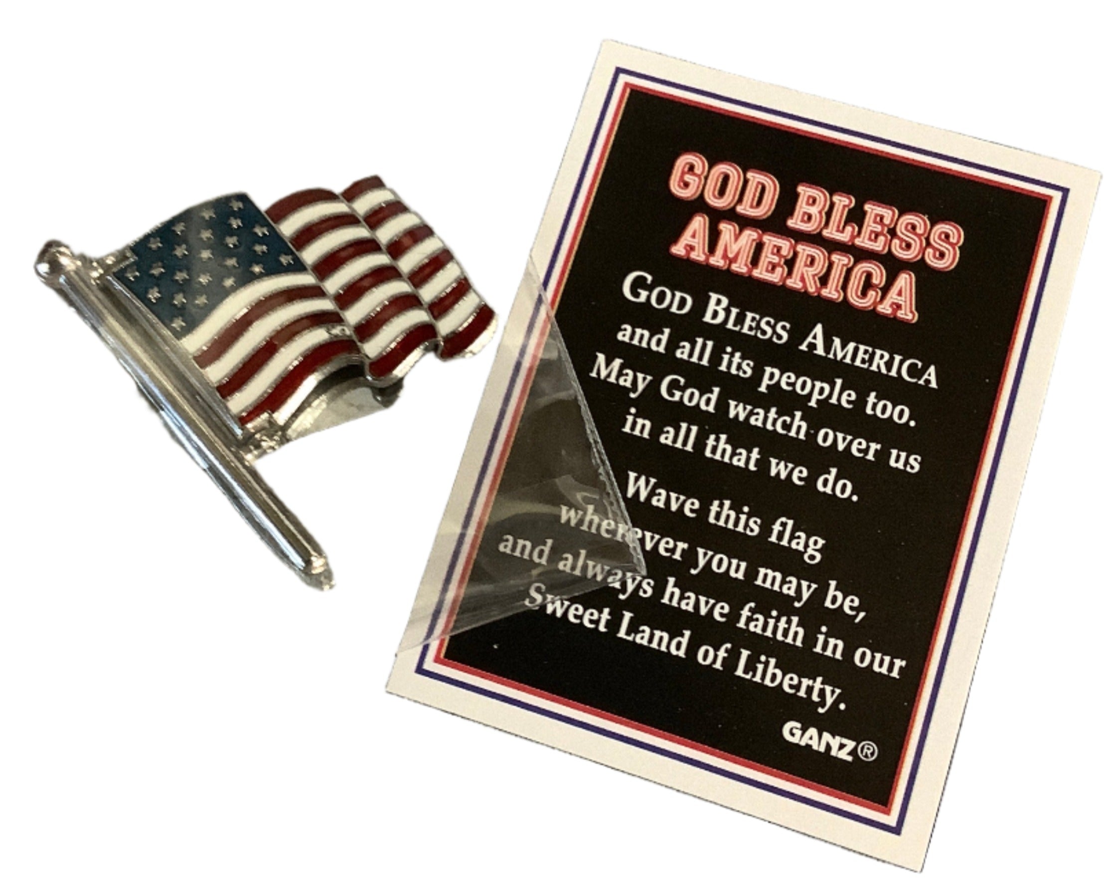 Pocket Charm/Flag/God Bless Ame