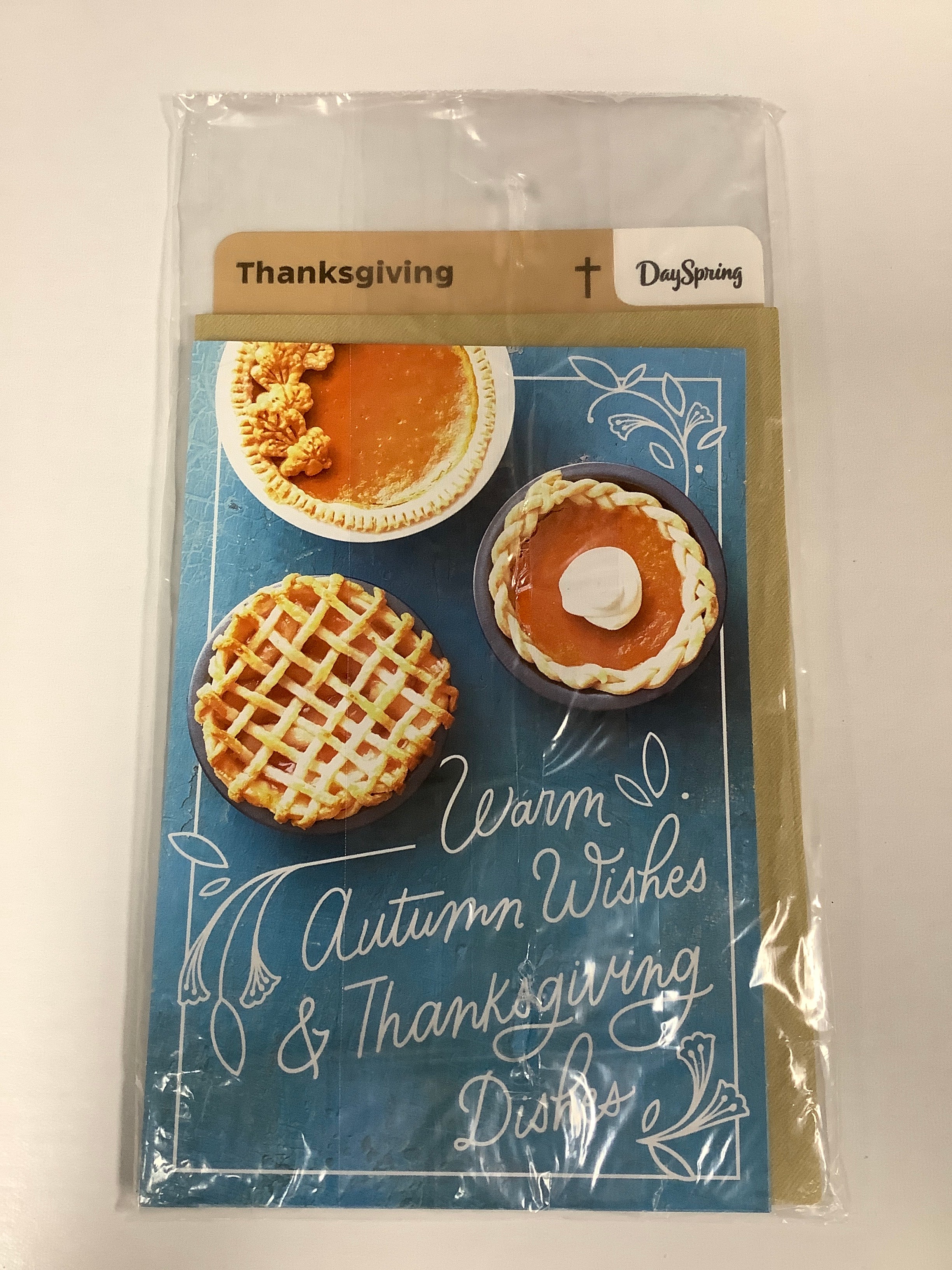 Card-Thanksgiving-Pumpkin Pie-U4491