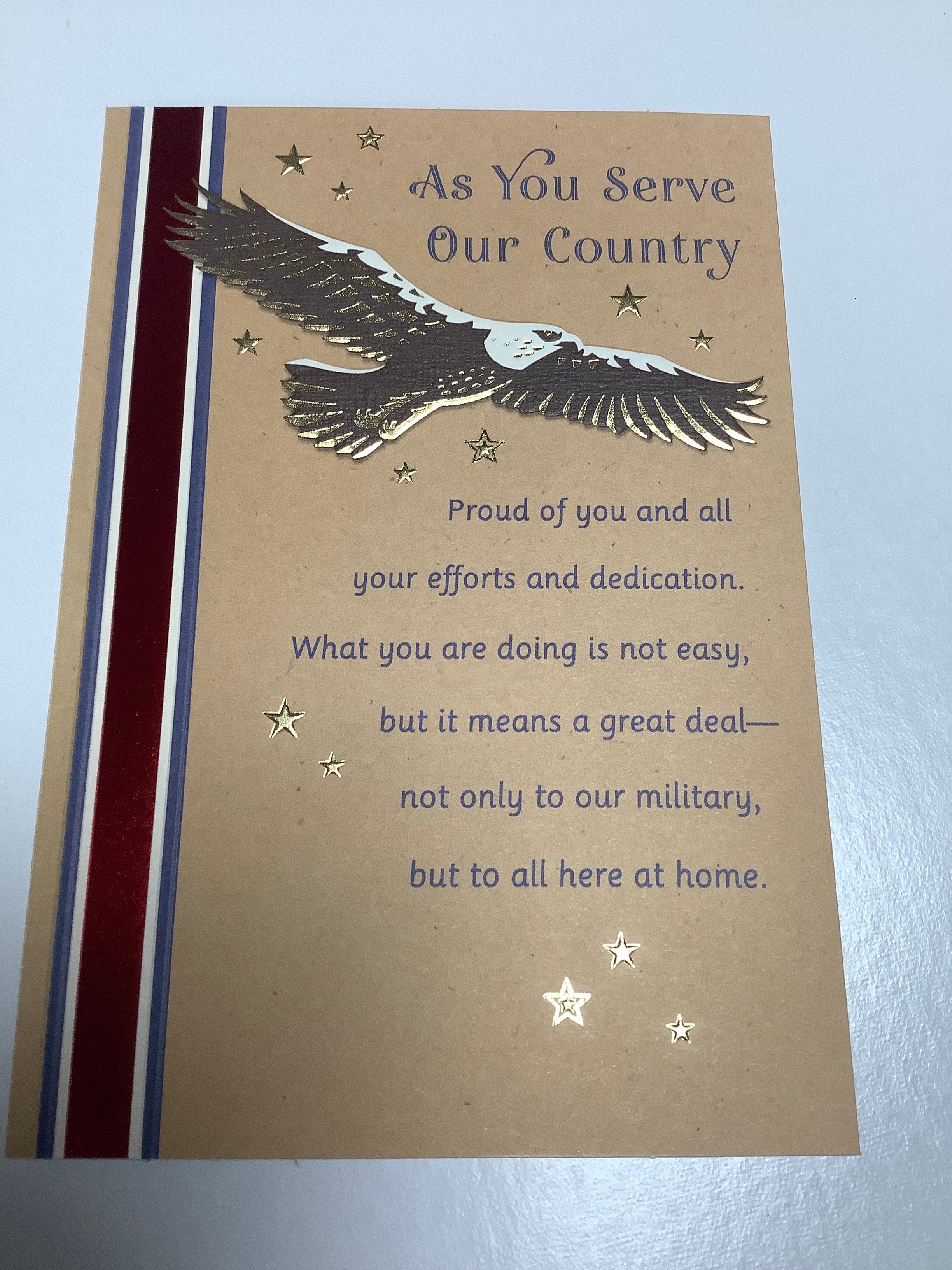 Card/Thank You/Military/J9945