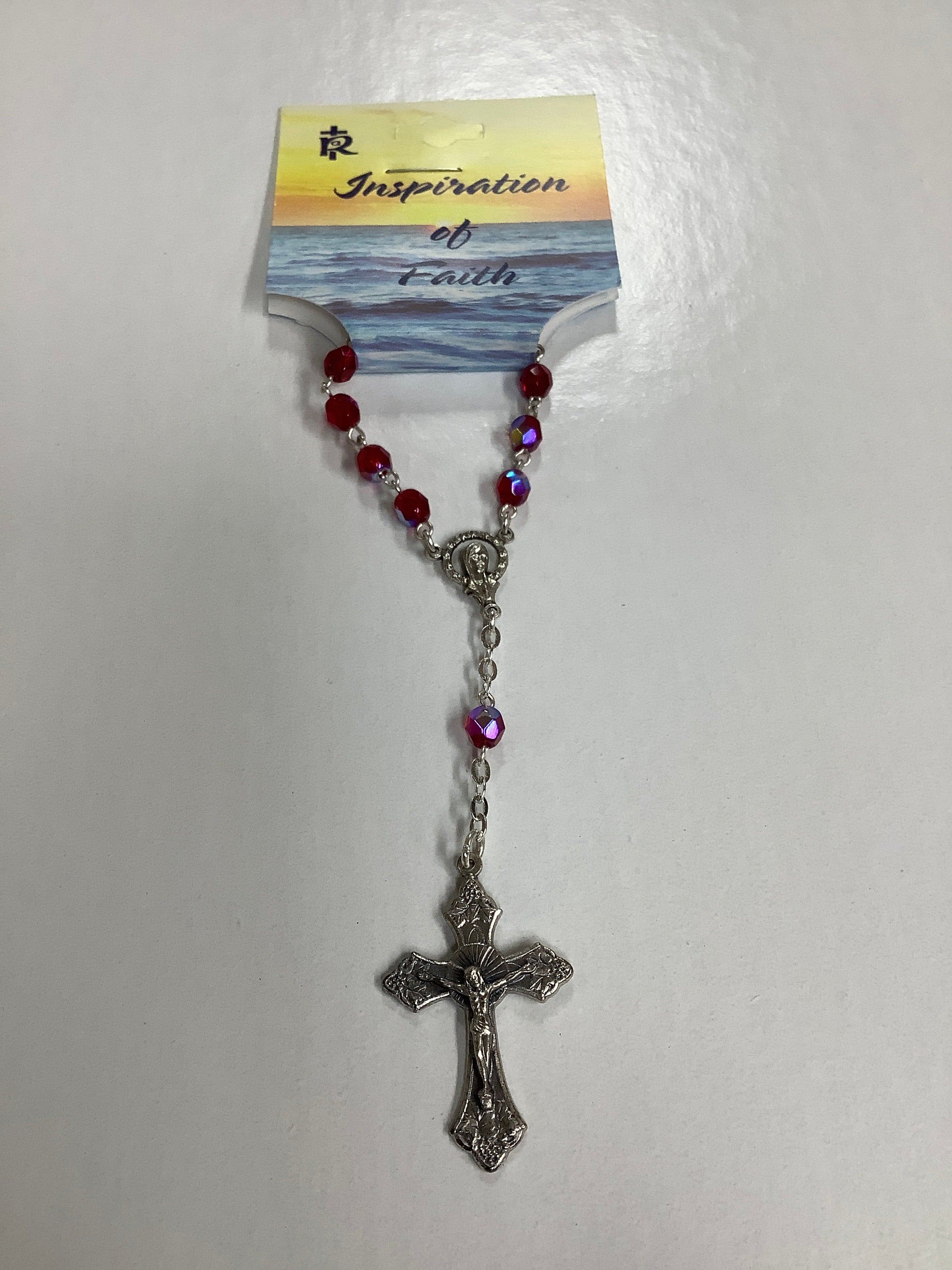 Rosary-One Decade-Red