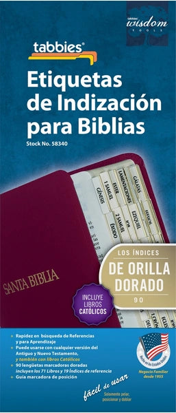 Bible Tabs/Catholic/Spanish/58340