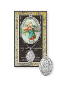 Necklace/Prayer to St. Christopher