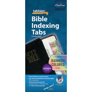 Bible Tabs/Catholic/Rainbow/58348