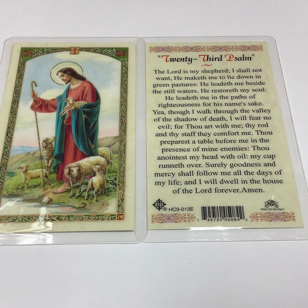 BM-laminated-Twenty-Third Psalm-HC9-013E
