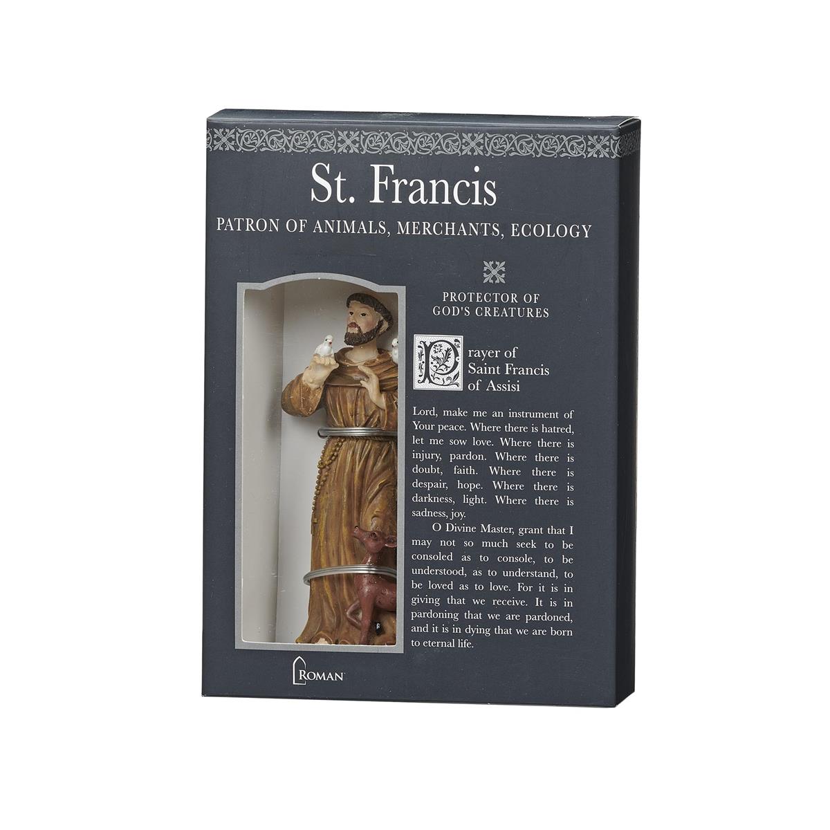 Figurine-St Francis-4"