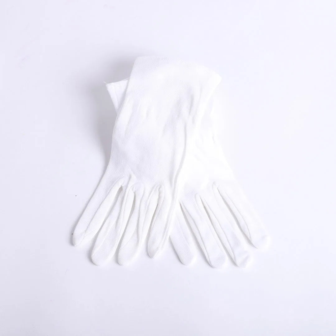 Gloves/XXL/White Plain/50435