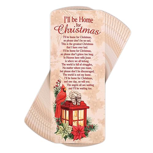 Bookmark-I Will Be Home For Christmas