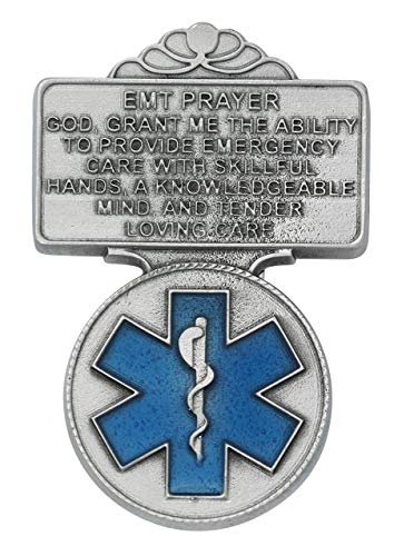 Visor Clip/EMT/Pewter/Blue Epoxy