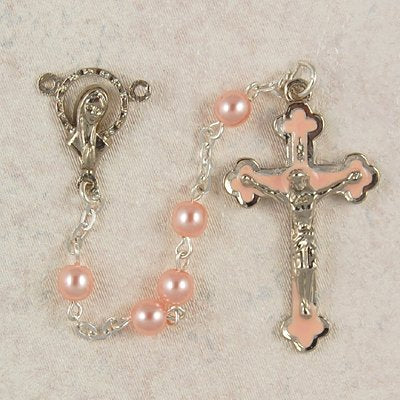 Rosary/Pink/5mm