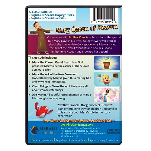 DVD/BroFran/22/Mary,QueenHeaven