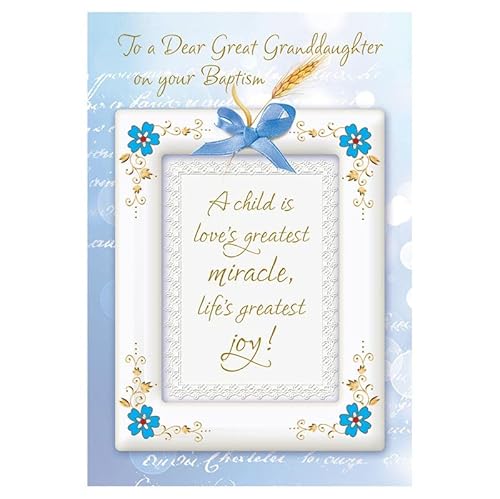 Card/Great Granddaughtr/Baptism