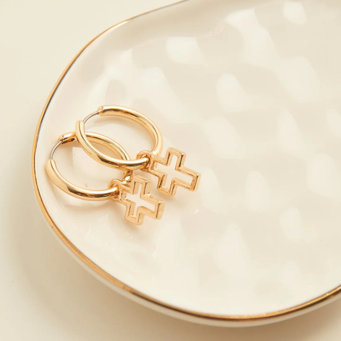 Jewelry-Earrings-Hoop-Cross-Open